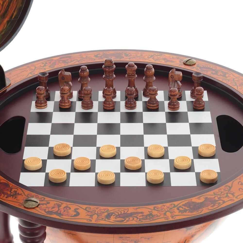 GAEM Глобус-шахматы, L41 W41 H56 см