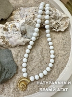 Колье из натуральных камней чокер летний ожерелье