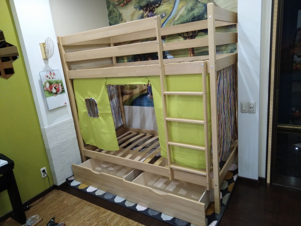 Кровать Березка 22 двухъярусная