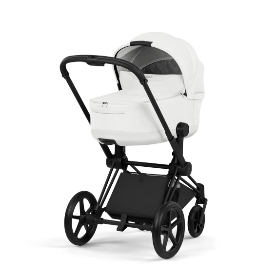 Детская коляска Cybex Priam V Style 2 в 1 Off White на шасси Matt Black