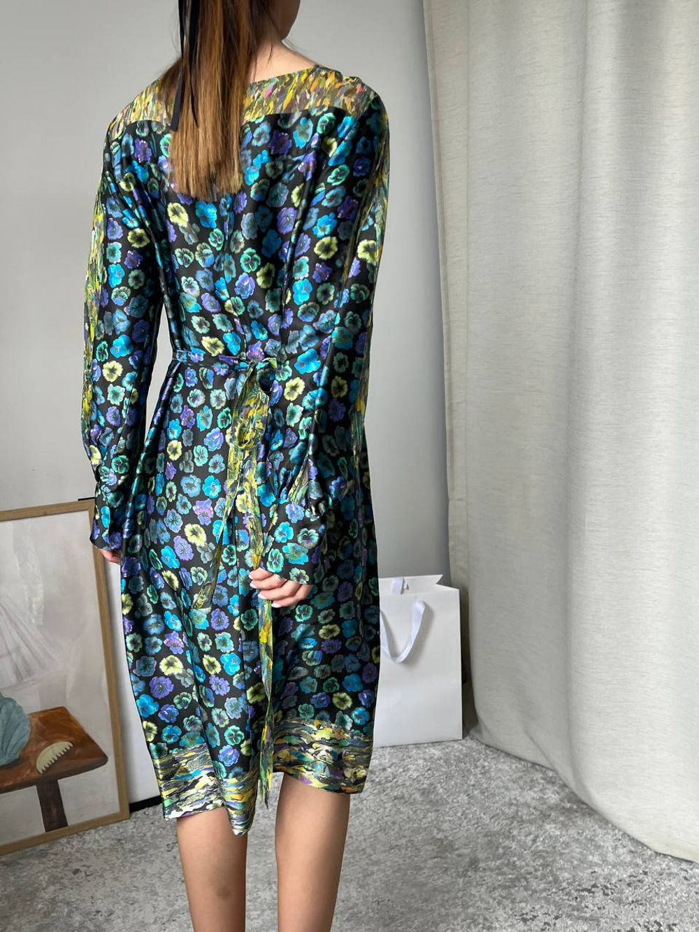 Шелковое платье Dries Van Noten, s, оригинал