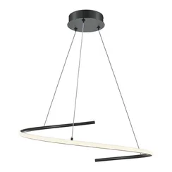Подвесной светильник Изгиб / Curve 3000-4000К 31Вт Maytoni mod242pl-l33bk