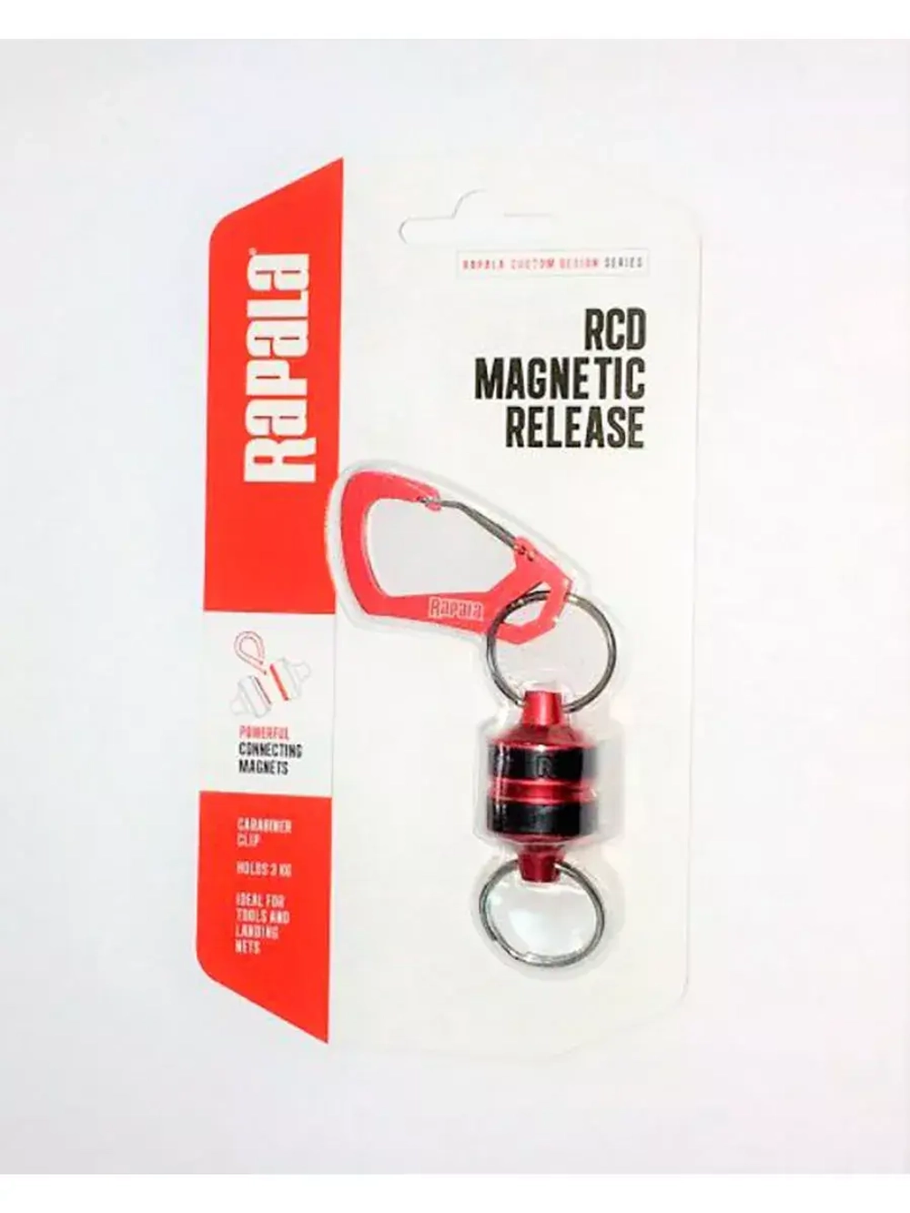 Карабин рыболовный RCD на магнитах, красный