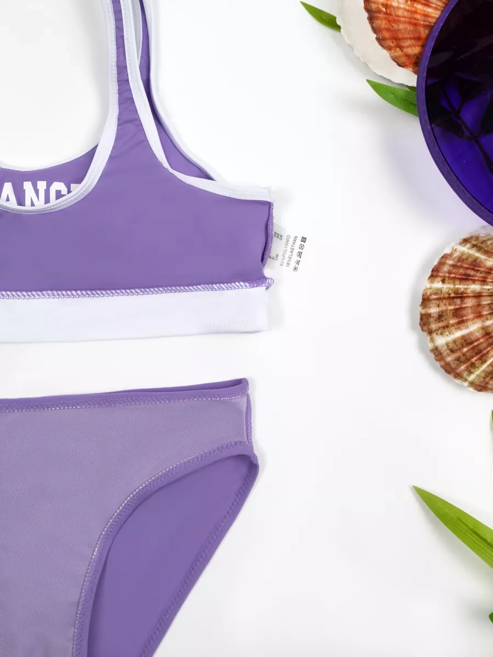 купальник раздельный спортивный 3 в 1 с шортами и топом