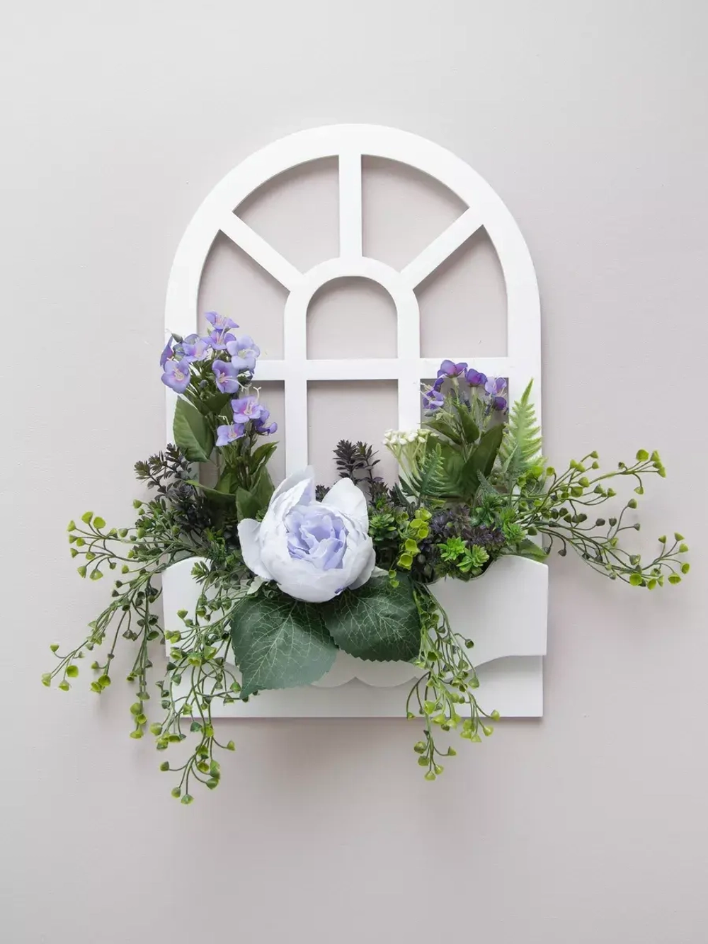 Настенная композиция "Окно с цветами"