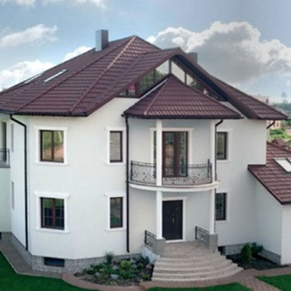 Черепица композитная Metrotile Metroclassic коричневая