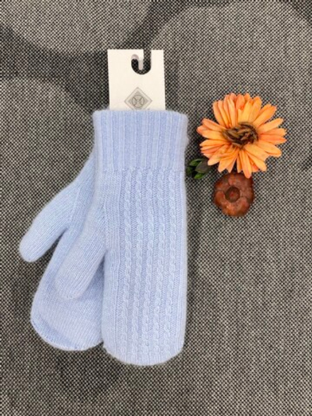 Варежки В420-04 голубой