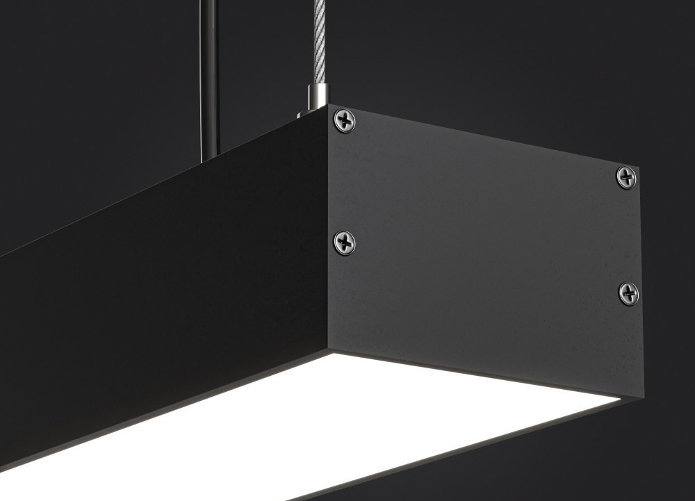 Подвесной линейный LED светильник LP35-1500 41Вт 4000К IP20 черный 3772Лм 1500х50х32мм DARKLUM