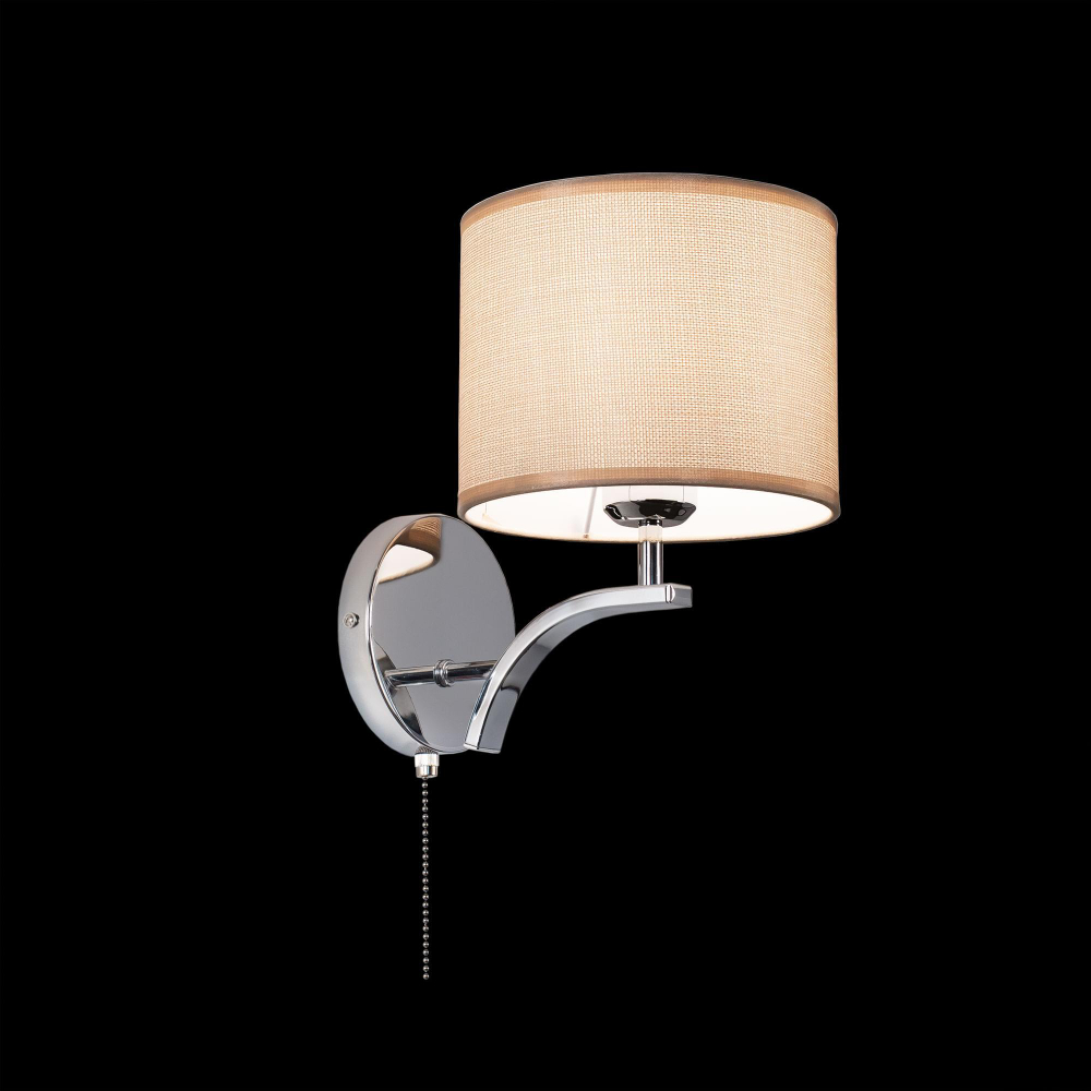 Citilux Эвора Рондо CL460311 Бра с бежевым абажуром и выключателем