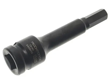 Головка-бита 10мм 1/2" 6-гранная ударная L= 110 мм ROCKFORCE RF-2409010