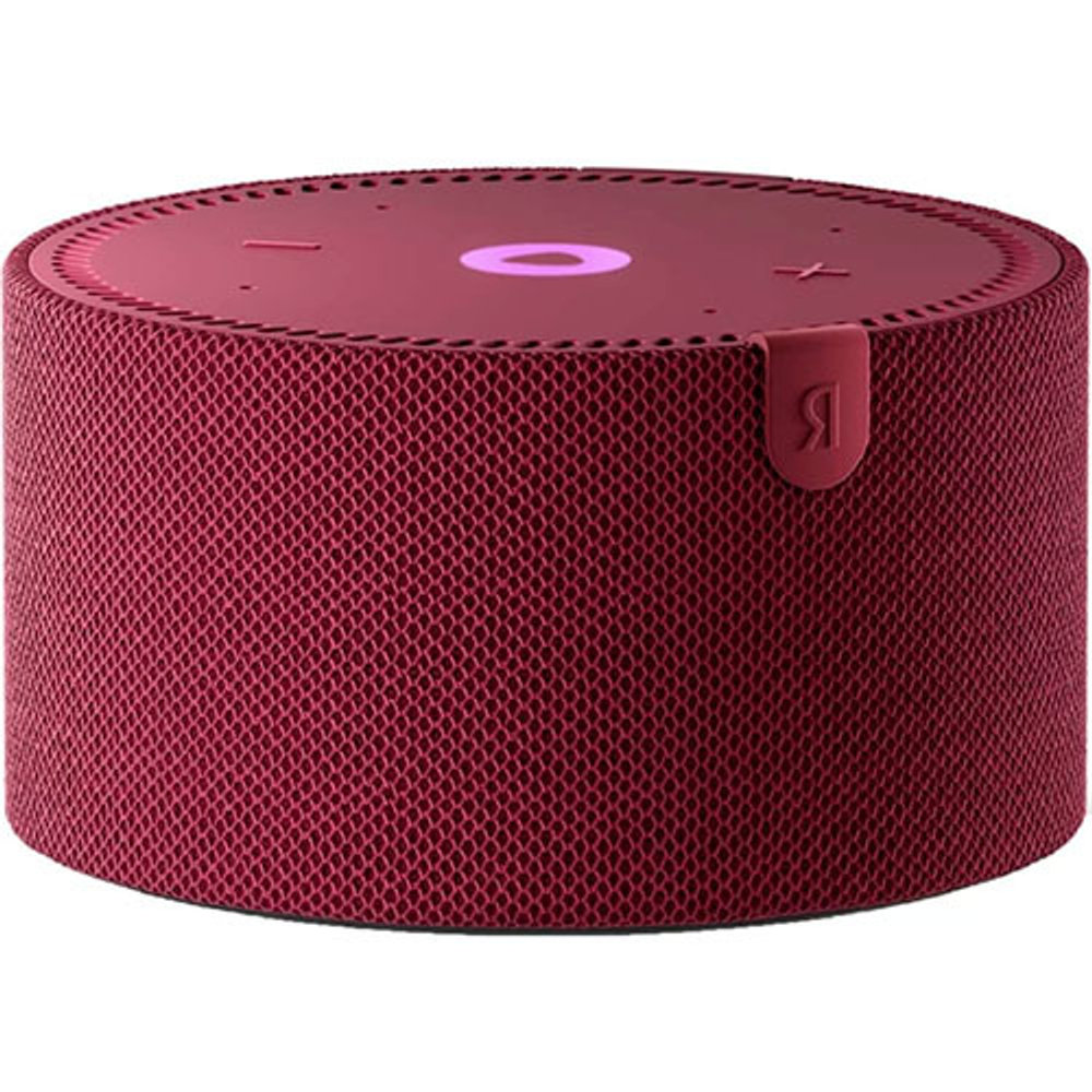 Умная колонка Yandex Станция Мини с часами Алиса красный 10W 1.0 BT 10м (YNDX-00020R)