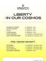 Альбом CRAVITY - LIBERTY : IN OUR COSMOS 1st Album PART.2 3 Version SET