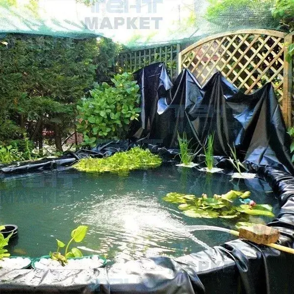 Пленка техническая полиэтиленовая 150 мкм 3х10м строительная / Рукав ПВД / 2,1кг