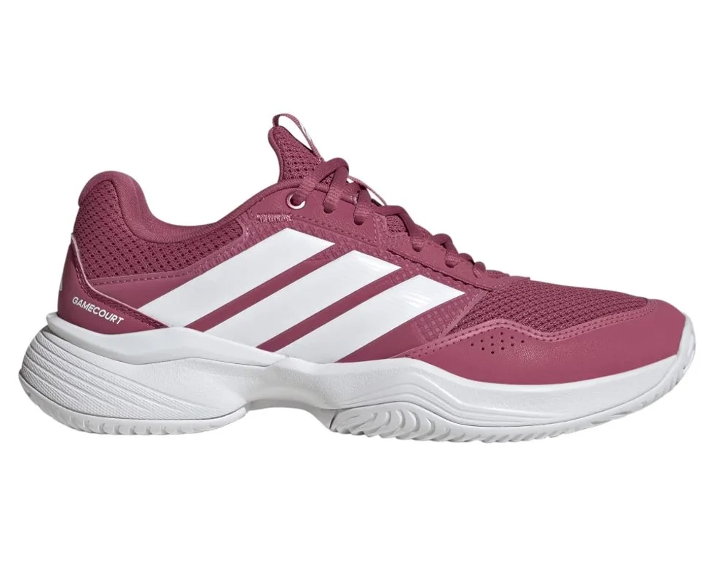 Женские Кроссовки теннисные Adidas GameCourt 3 W - dual magenta/cloud white/dual magenta