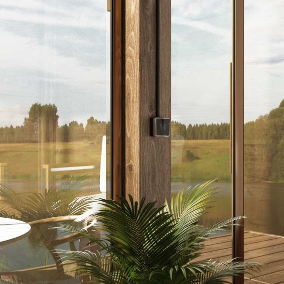 Выключатель двухклавишный Werkel Gallant (черный/хром) W5020135 4690389164224