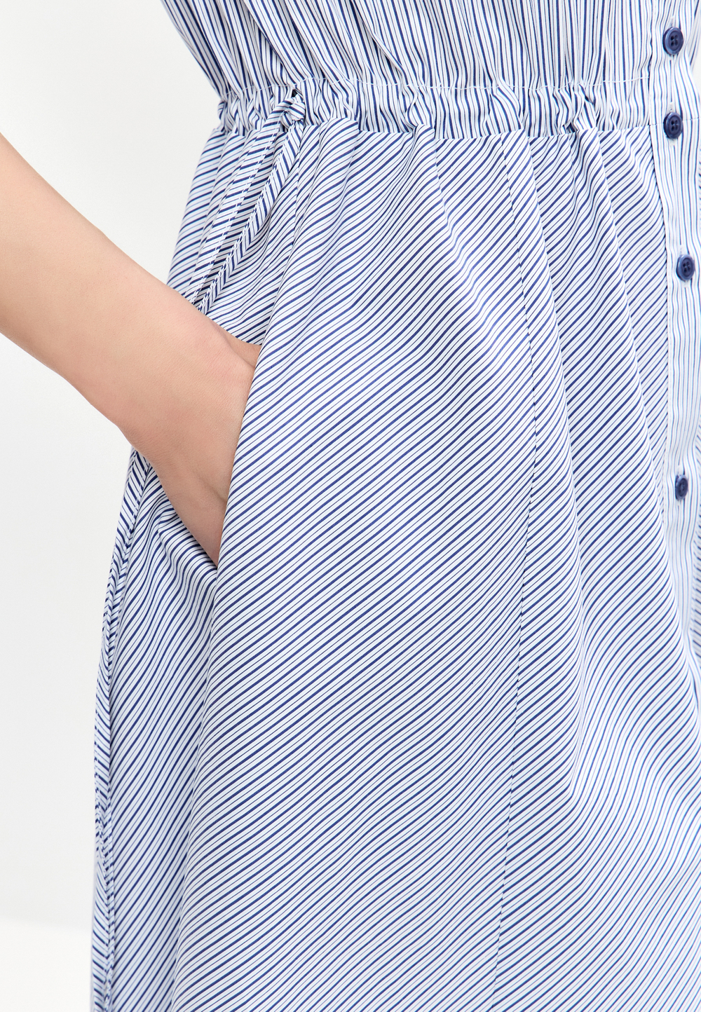 Trends Brands Base Платье Жен 09_03_dr816_navy_st Синий Полоска