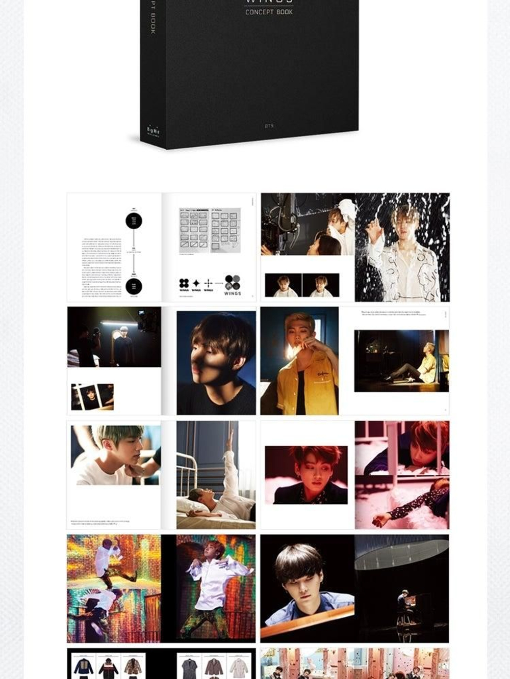 публикация BTS - WINGS CONCEPT BOOK