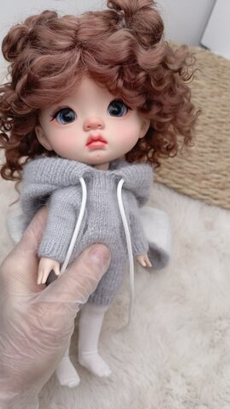 Комбенизон кролика серый