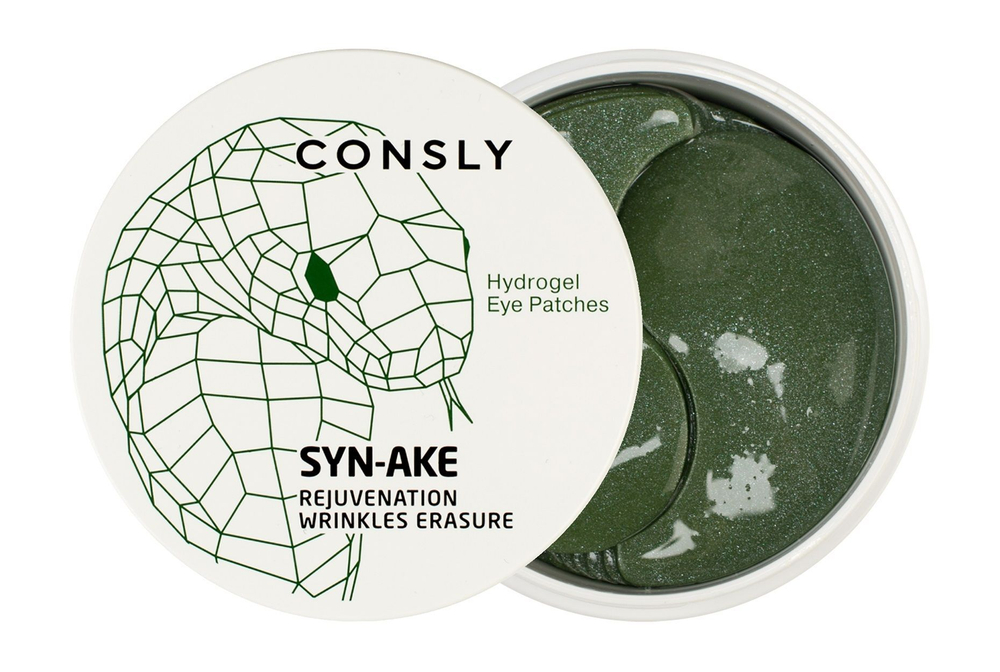 Consly Hydrogel Syn-Ake Eye Patches гидрогелевые патчи для глаз с пептидом Syn-Ake