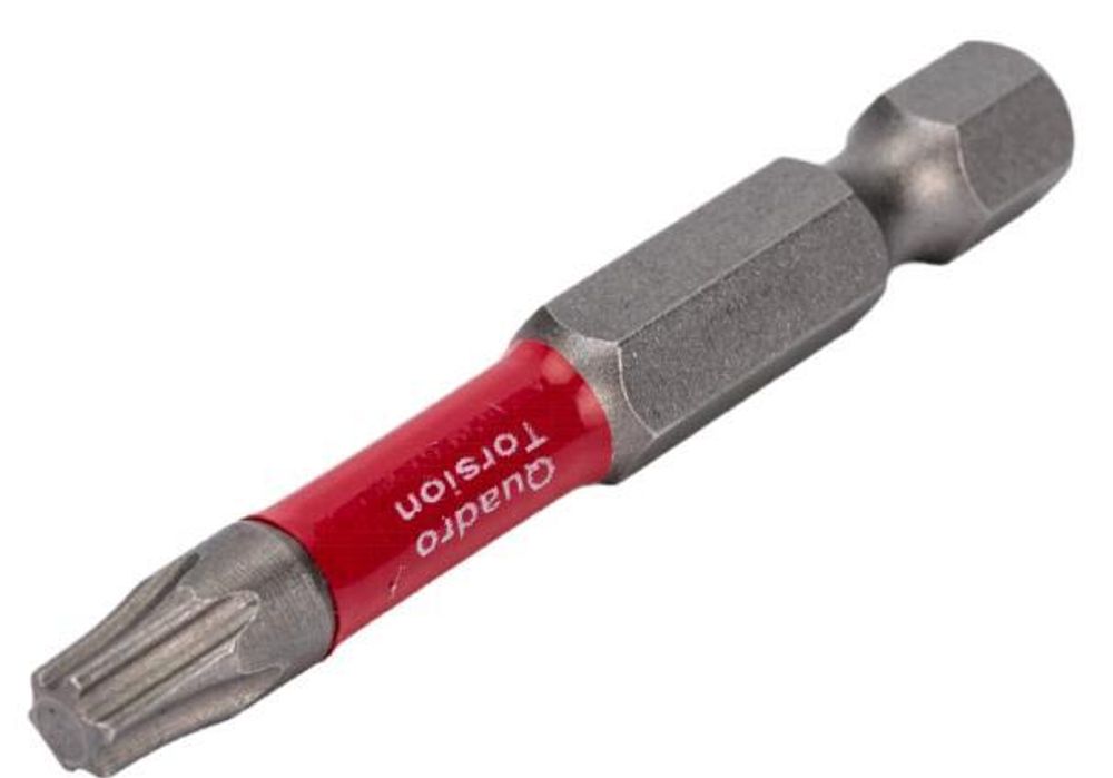 Бита  Т25*50 магн. д/больш.нагрузок Torx (уп 10шт) /Quadro Torsion  432550