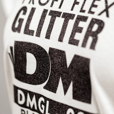 Пленка PROFI FLEX Glitter (DMGL-09) Black, 1м