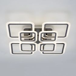 Citilux Марсель Смарт CL232A185E RGB Умная люстра Чёрная