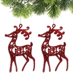 Подвеска «Волшебные рога» 10 см (набор 2 шт), красный