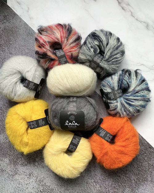 -40% Lana Grossa Lala Berlin Brushy Uni/Print | 50г