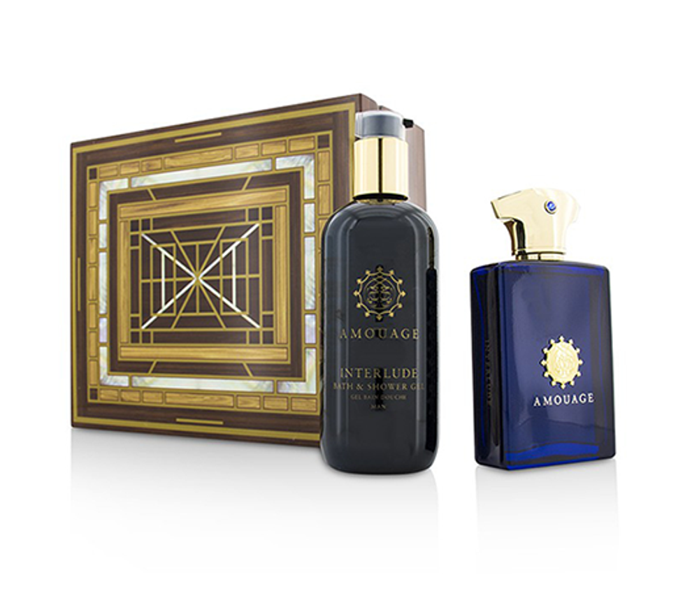 Amouage Interlude man (Парфюмированная вода 100 мл + Гель для душа 300 мл)