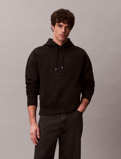 Худи Calvin Klein Heavy Jersey Logo Black