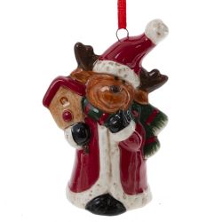 GAEM Изделие декоративное подвесное "Сапог/Мишка/Олень/Снеговик", L6 W3,5 H8 см, 4в.