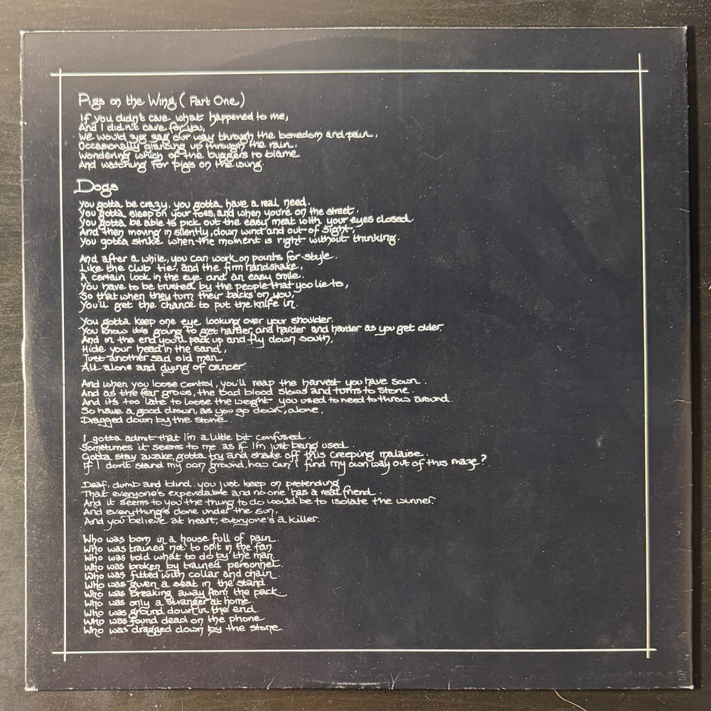 Pink Floyd - Animals (Швеция 1977г.)