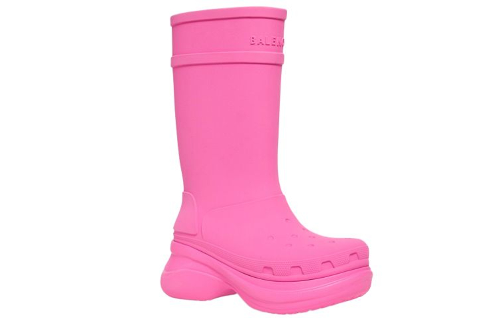 Balenciaga Crocs X Balenciaga Boots "Bright Pink" Women"s