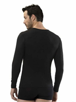 Футболка мужская термо с длинным рукавом черный