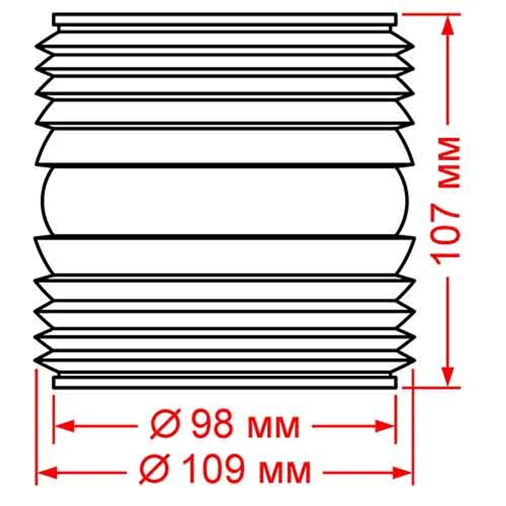 Чертеж линзы Френеля 157/30 - размеры стекла судового сигнально-отличительного фонаря