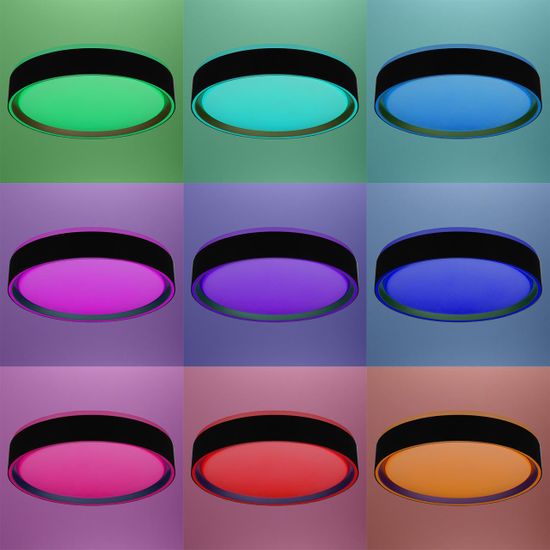 CL751251G BOSS Черный+Золото LED Св-к с пультом