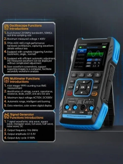 Стандартная версия двухканального устройства FNIRSI 2C23T 3-в-1 с полосой пропускания 2*10 МГц