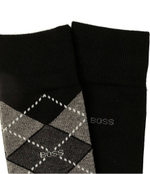 носки 2 пары argyle BOSS BLACK - черный(50478352)