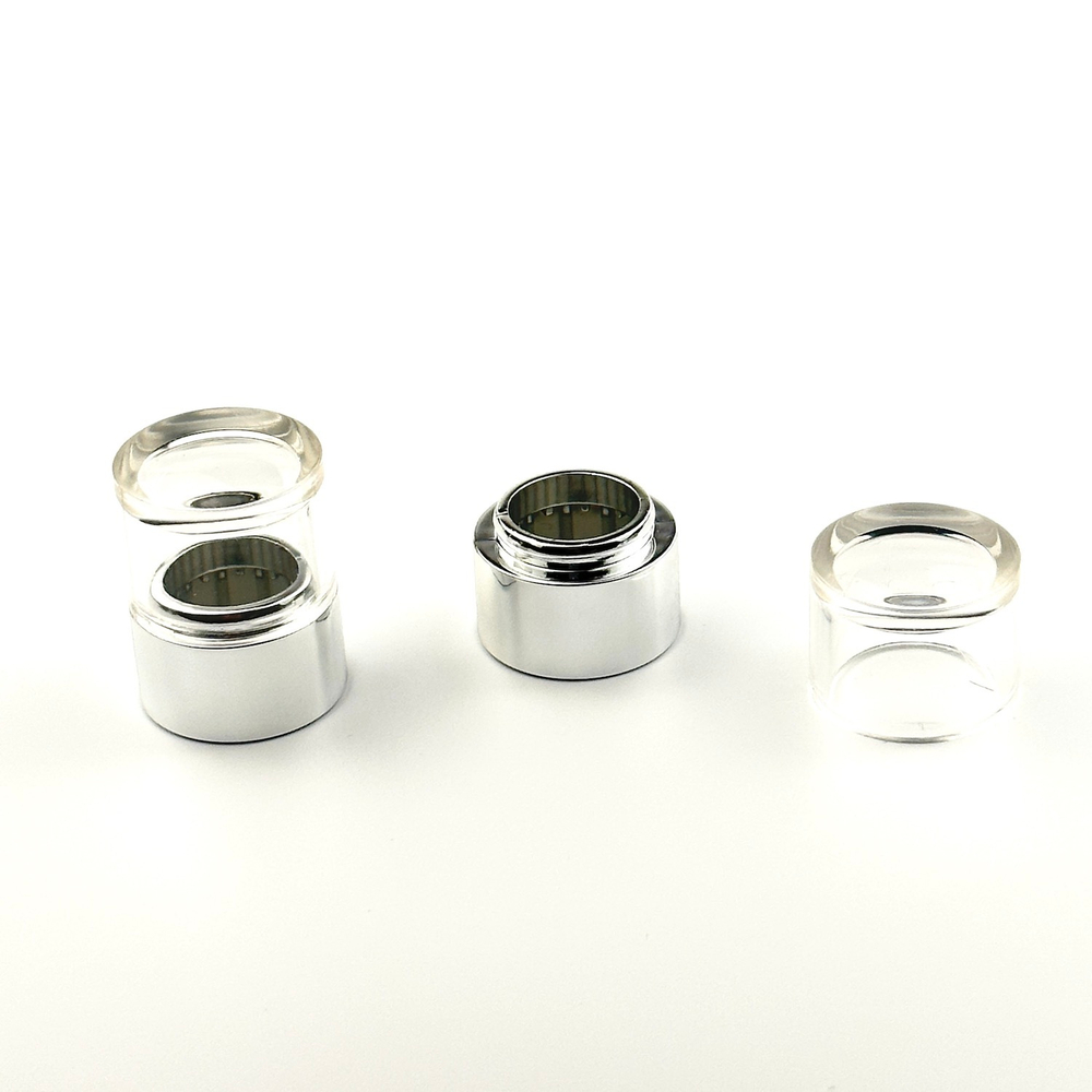 Колпачок сурлиновый SMALL с пластиковым серебрянным кольцом LULU