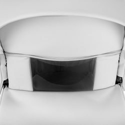 Детская коляска Roan Esso 2025 Кожа 3 в 1 с автокреслом Tutis Elo Black ESSK/215/1 White/Black/руч.Тем.коричневый