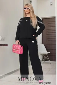 Костюм 879-черный Minova