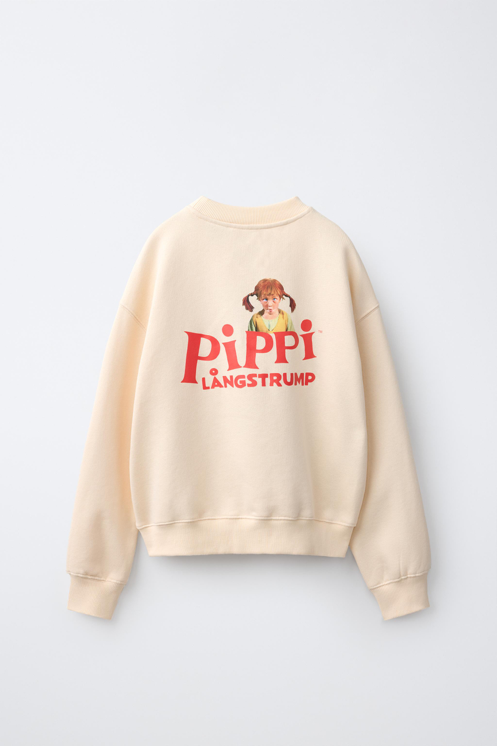 ZARA ТОЛСТОВКА PIPPI CALZASLARGAS © ASTRID LINDGREN COMPANY, ЭКРЮ