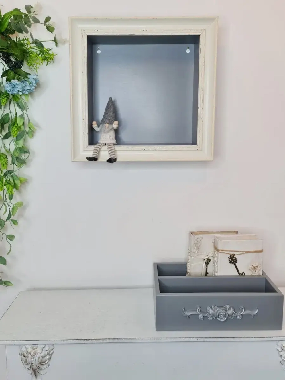 Полка квадратная "Прованс" в багетной раме