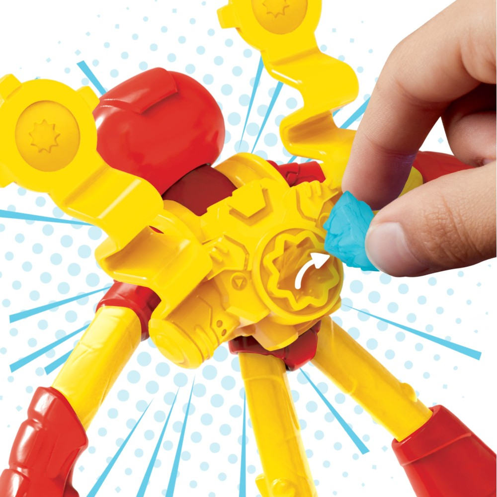 Play-Doh x Marvel - Фигурка Iron Man с формой для пластилина G3106