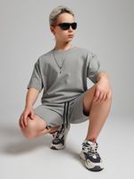 Костюм для мальчика Азарт-2 Виотекс СЕРЫЙ