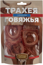 Деревенские Лакомства для собак трахея говяжья с мясом утки 50 гр.