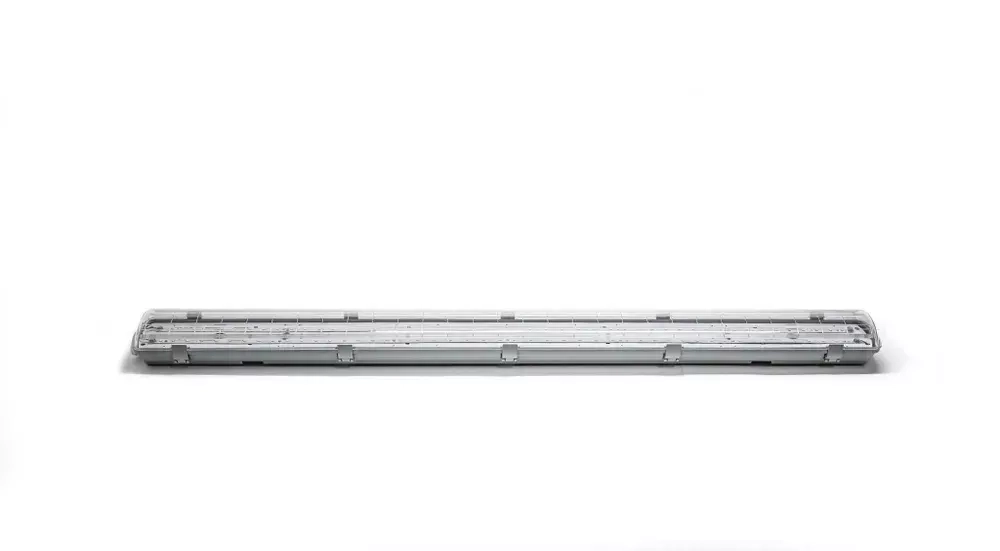 Светильник LED ДСП Айсберг 40W-5000Лм IP65 5000К прозрачн. с БАП 1ч 1262х124х85мм vs101-40-tr-5k-li1h