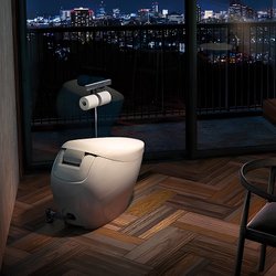 Унитаз моноблок Toto Neorest CS901VR  с бидеткой и сиденьем микролифт белый