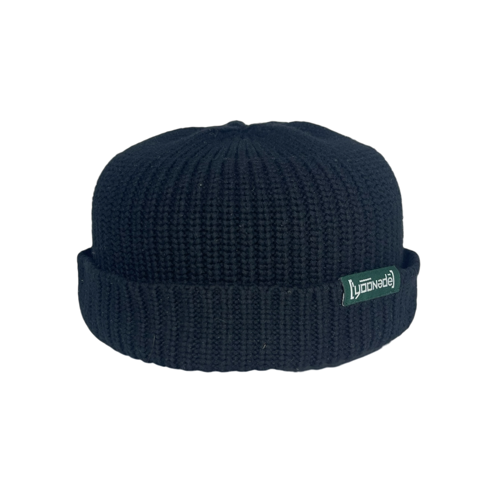 YOONEDE шапка Beanie черн-зел