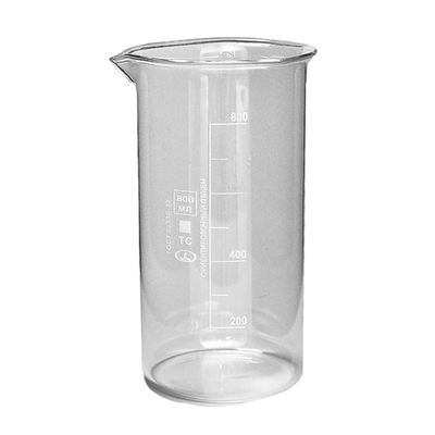 Стакан В-1-800 ТУ 9464-019-29508133-2015 с делением,ТС, МиниМед, уп.6 шт./кор.36 шт